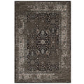 Berit Distressed Vintage Floral Lattice 5x8 Area Rug by Modway