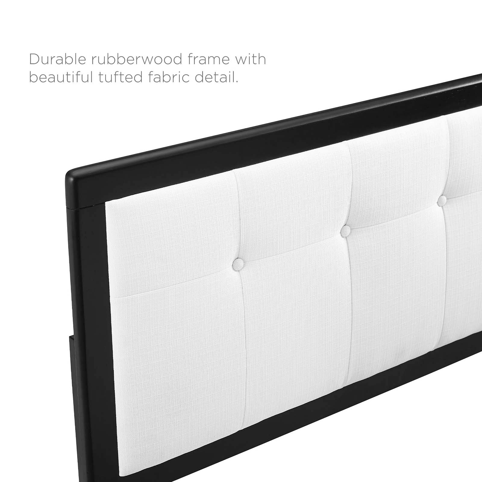 Draper Tufted Fabric and Wood Queen Headboard by Modway