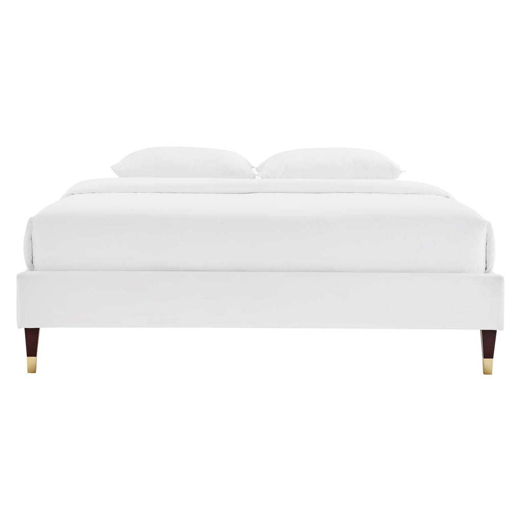 Harlow Performance Velvet Full Platform Bed Frame by Modway