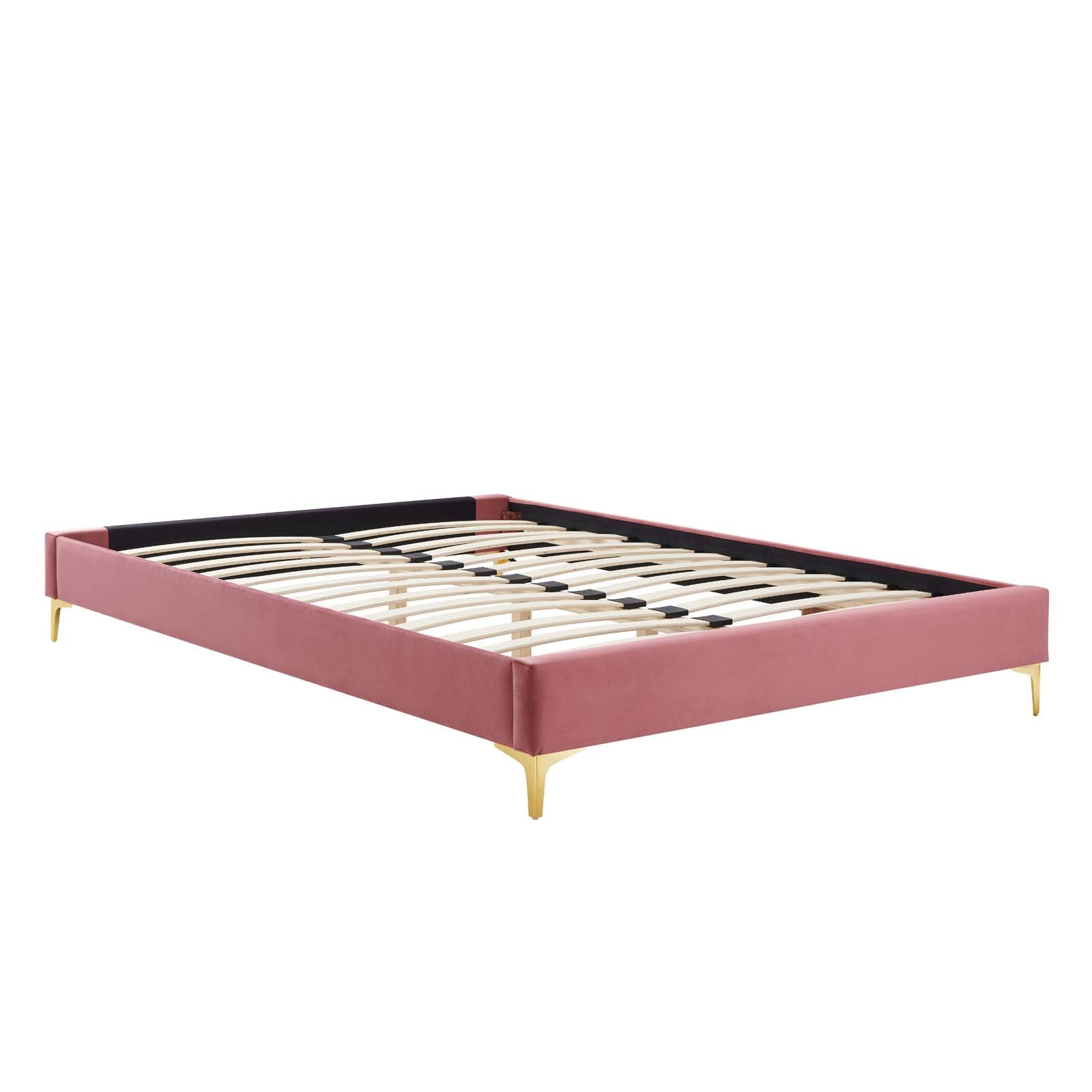 Elise Performance Velvet King Platform Bed by Modway