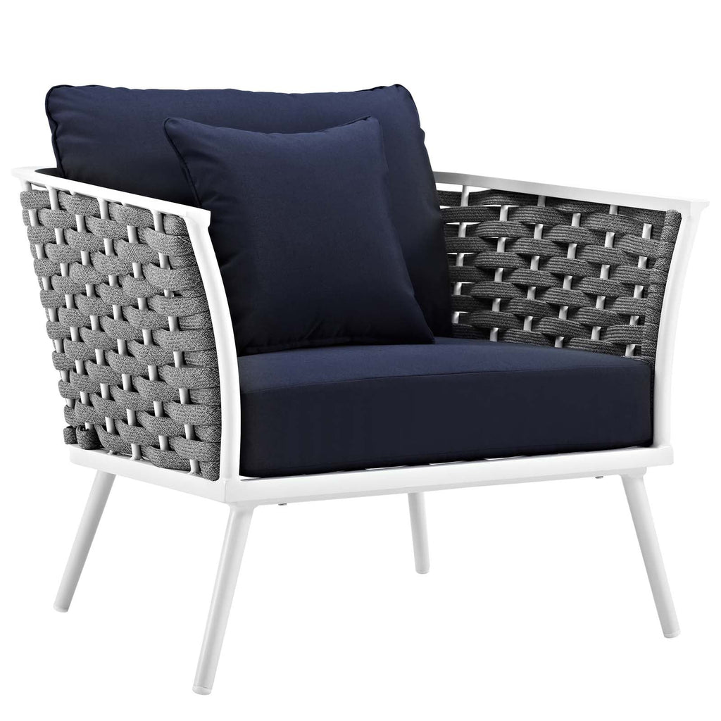 Stance 6 Piece Outdoor Patio Aluminum Sectional Sofa Set by Modway