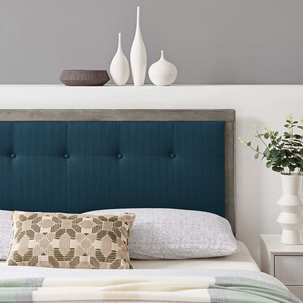 Draper Tufted Fabric and Wood Queen Headboard by Modway