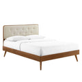 Bridgette Wood Full Platform Bed With Splayed Legs by Modway