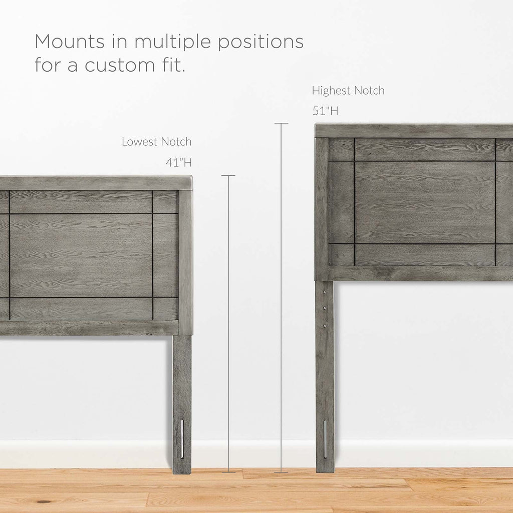 Marlee Wood King Platform Bed With Splayed Legs by Modway
