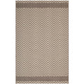 Optica Chevron With End Borders Indoor and Outdoor 5x8 Area Rug by Modway