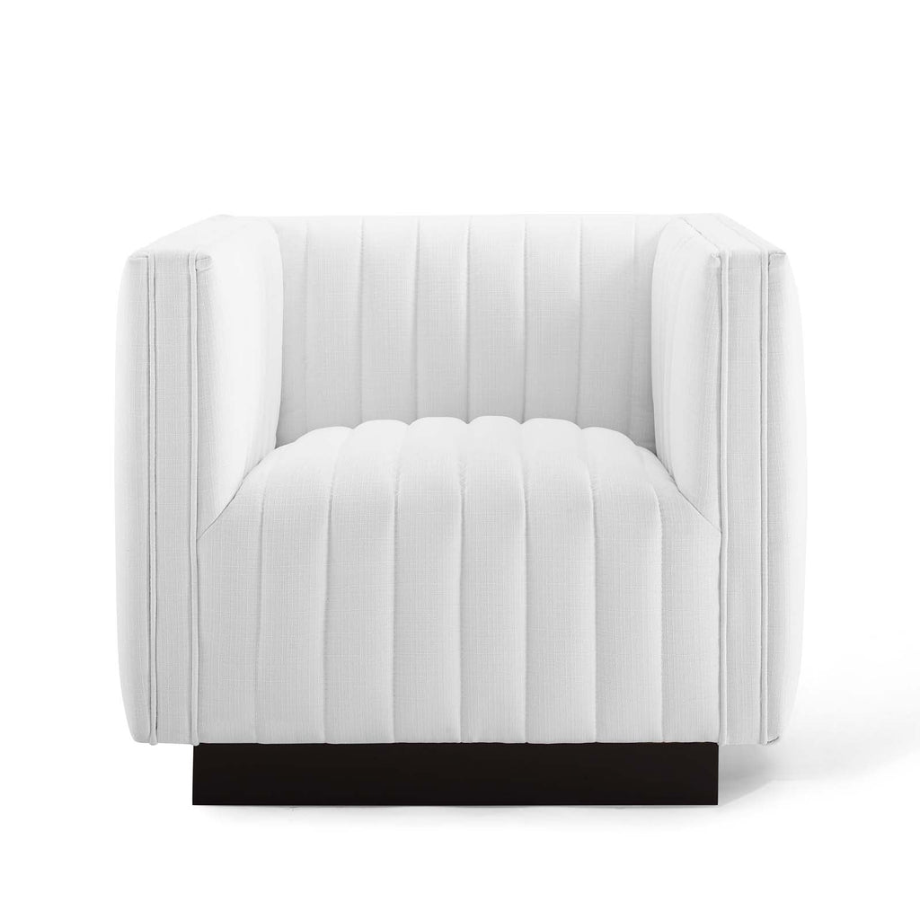 Conjure Tufted Upholstered Fabric Armchair by Modway