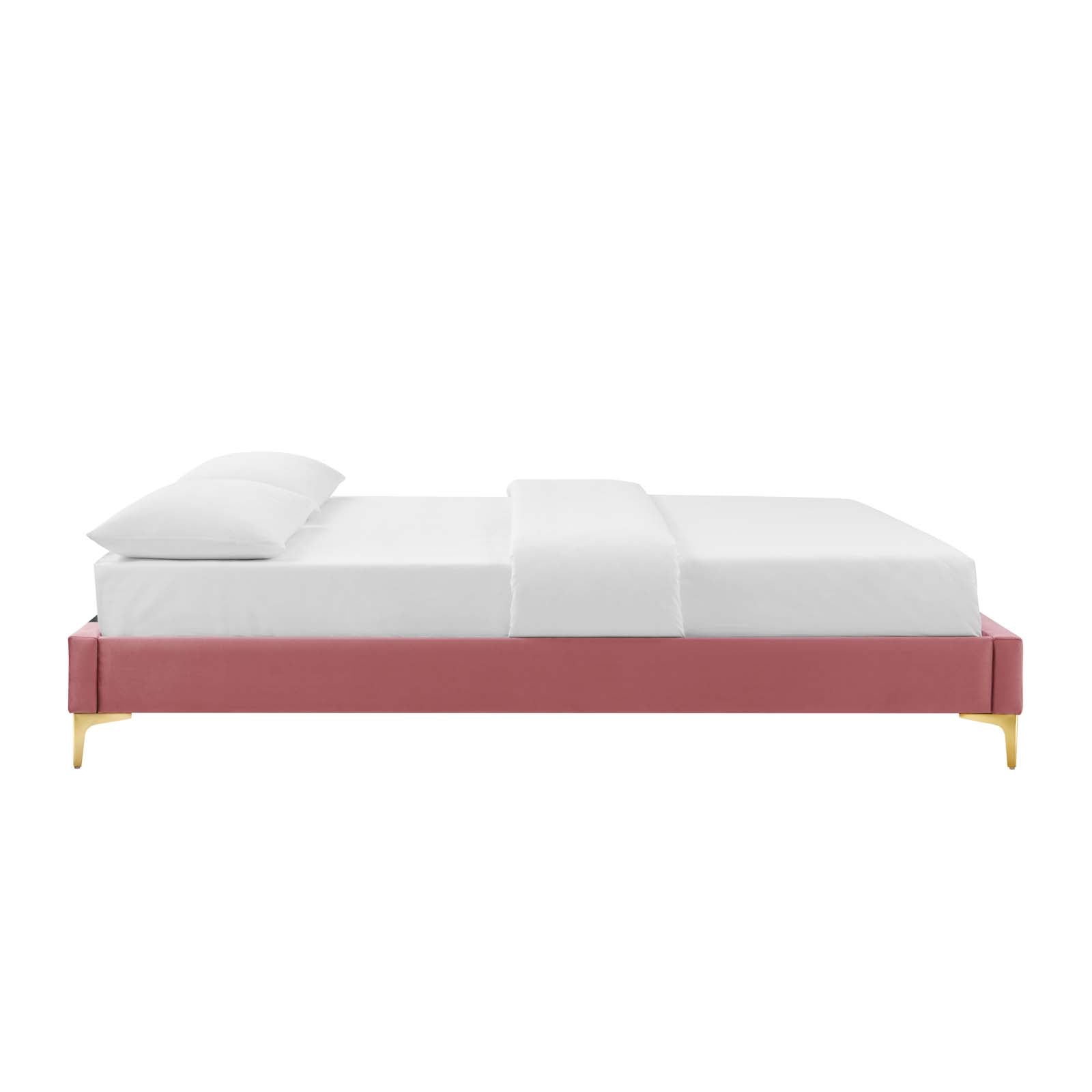 Sutton Performance Velvet Twin Bed Frame by Modway