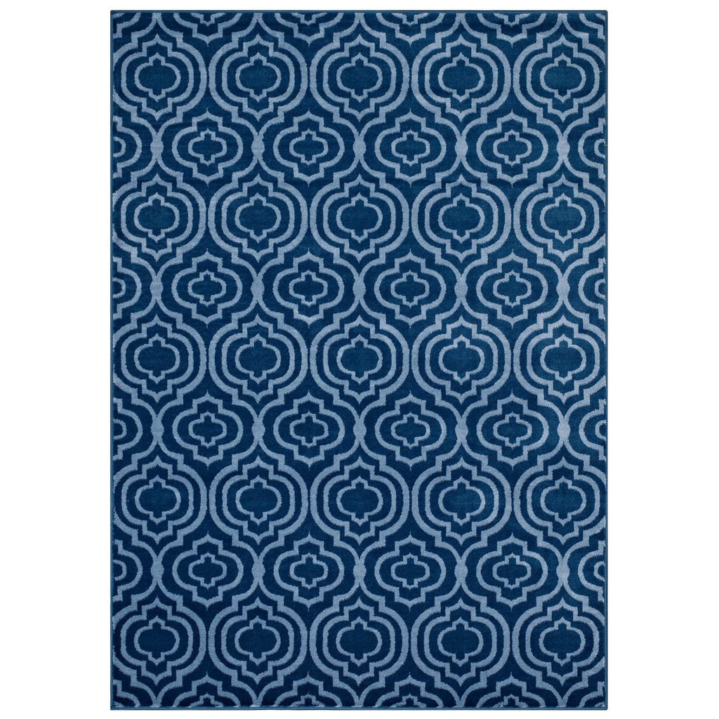 Frame Transitional Moroccan Trellis 8x10 Area Rug by Modway