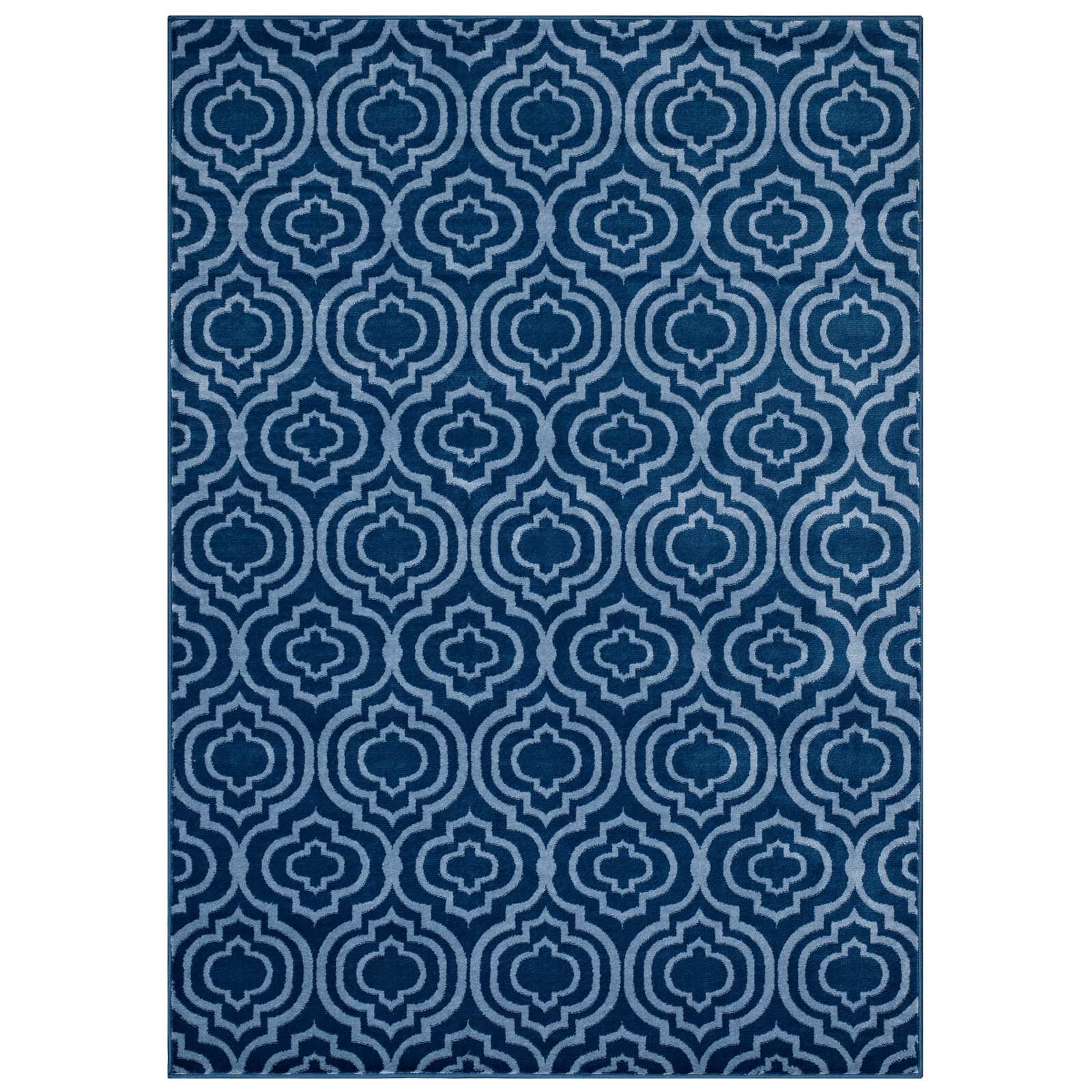 Frame Transitional Moroccan Trellis 8x10 Area Rug by Modway