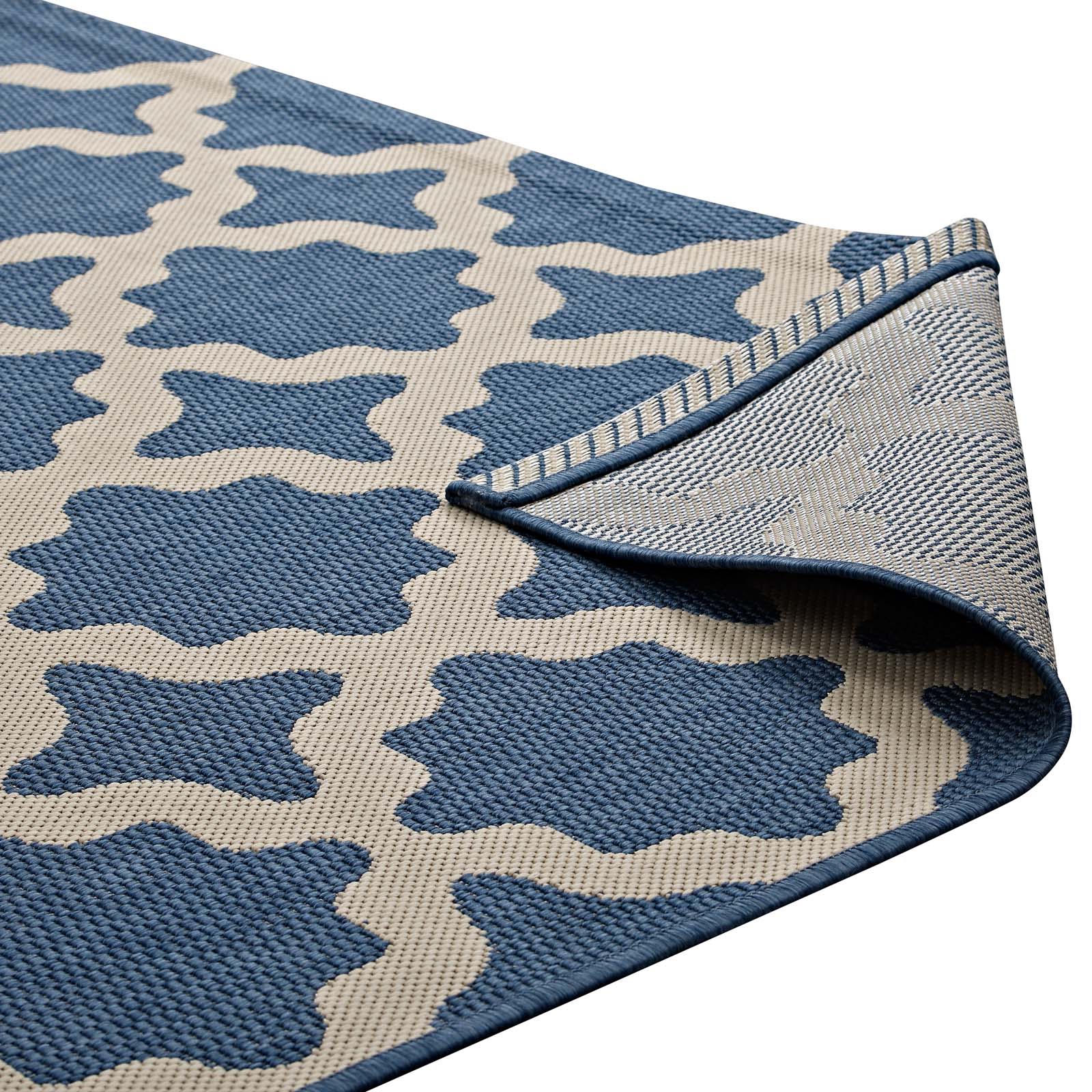 Cerelia Moroccan Trellis Indoor and Outdoor 8x10 Area Rug by Modway
