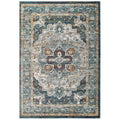 Tribute Diantha Distressed Vintage Floral Vintage Medallion 8x10 Area Rug by Modway
