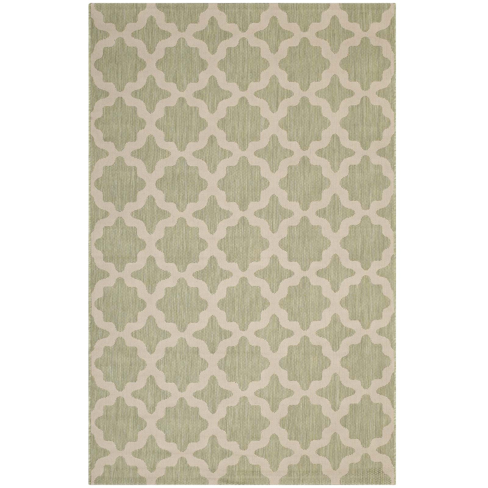 Cerelia Moroccan Trellis Indoor and Outdoor 5x8 Area Rug by Modway