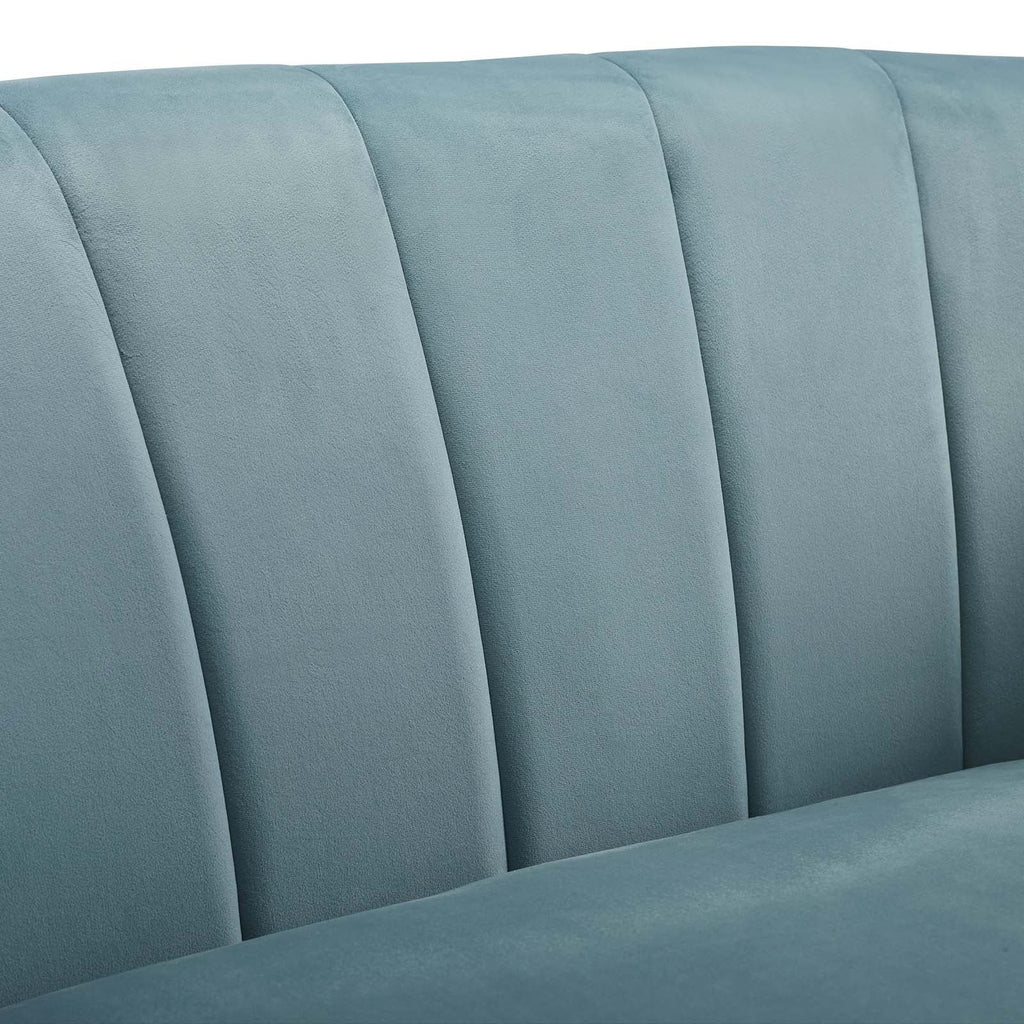 Prospect Channel Tufted Performance Velvet Armchair by Modway