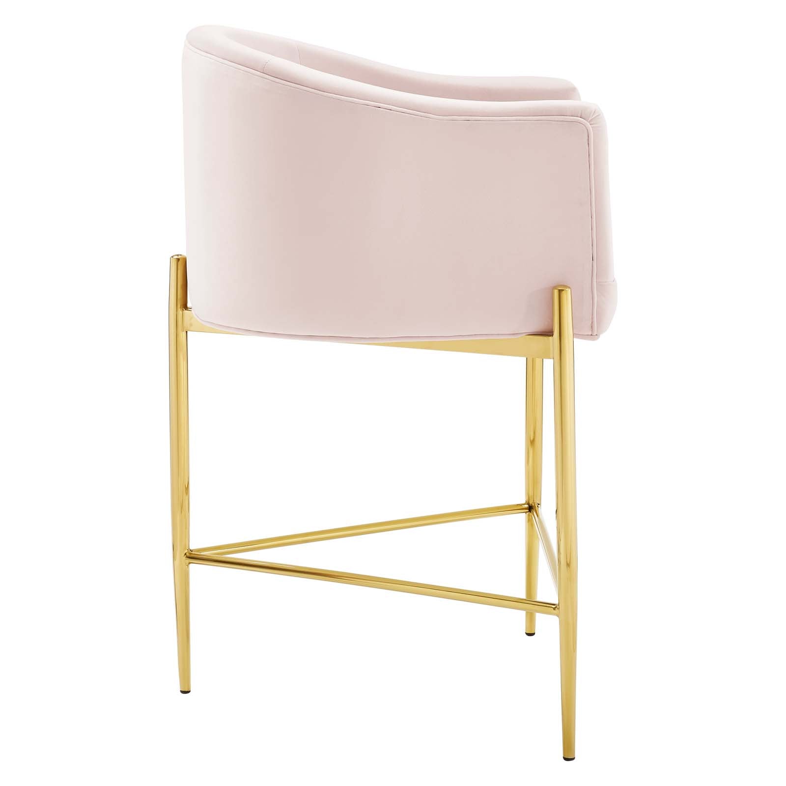 Savour Tufted Performance Velvet Counter Stool Set of 2 by Modway