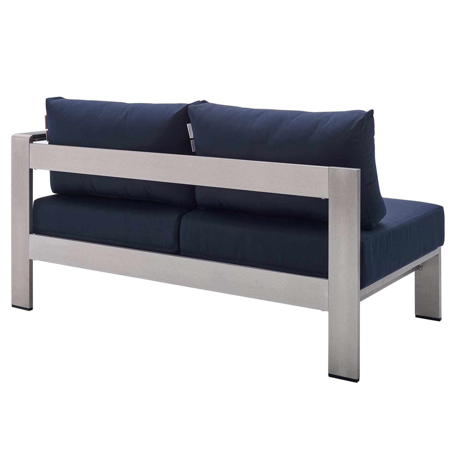 Shore 8 Piece Sunbrella¨ Fabric Outdoor Patio Aluminum Sectional Sofa Set by Modway