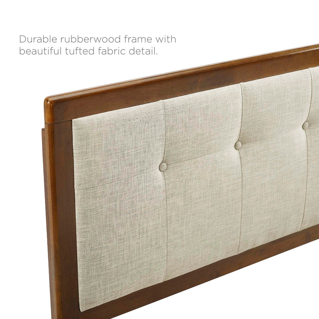 Willow Wood Queen Platform Bed With Angular Frame by Modway