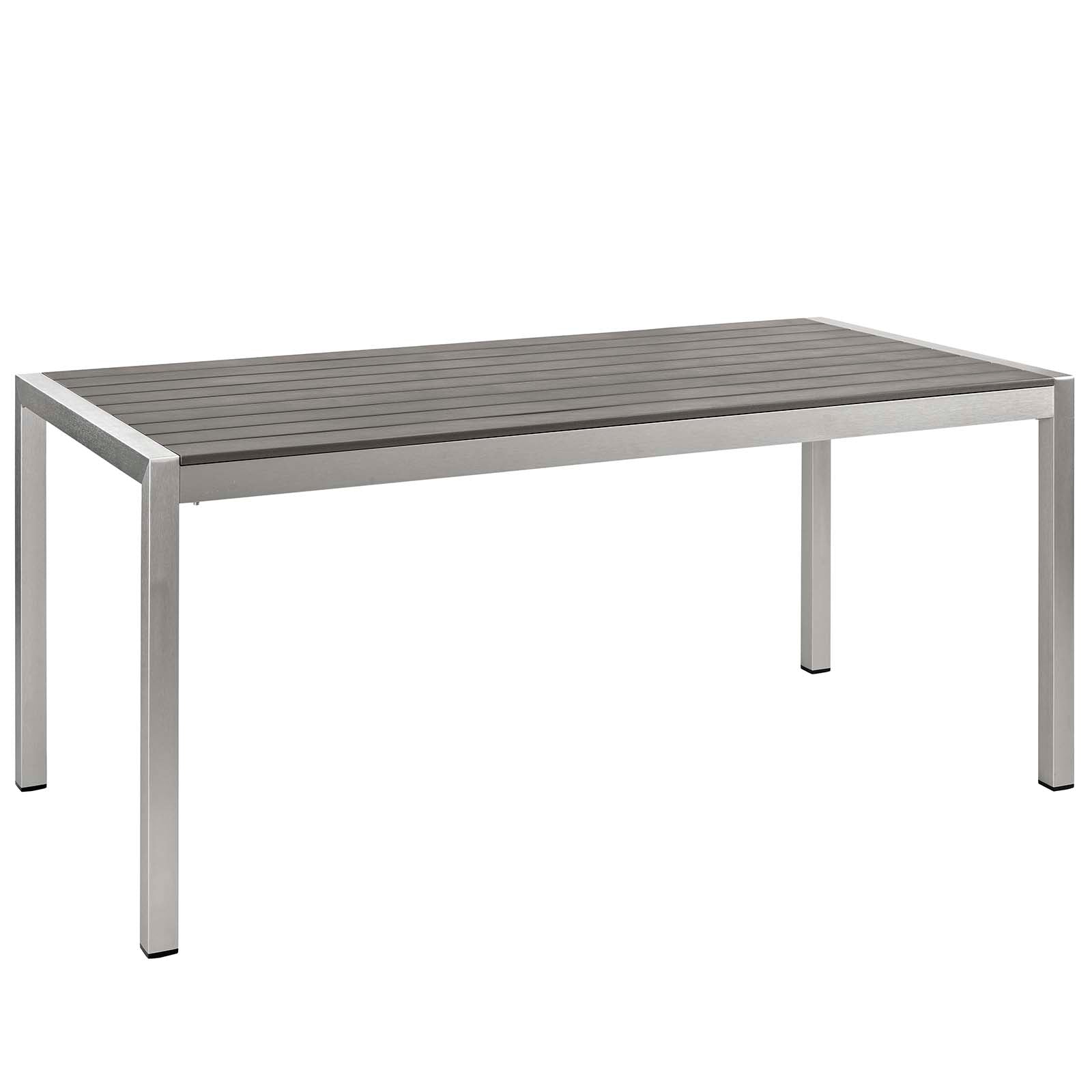 Shore 3 Piece Outdoor Patio Aluminum Dining Set by Modway