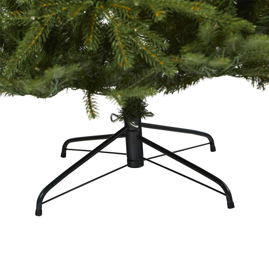 7.5' Vancouver Fir 'Natural Look' Artificial Christmas Tree w/ 600 Clear LED