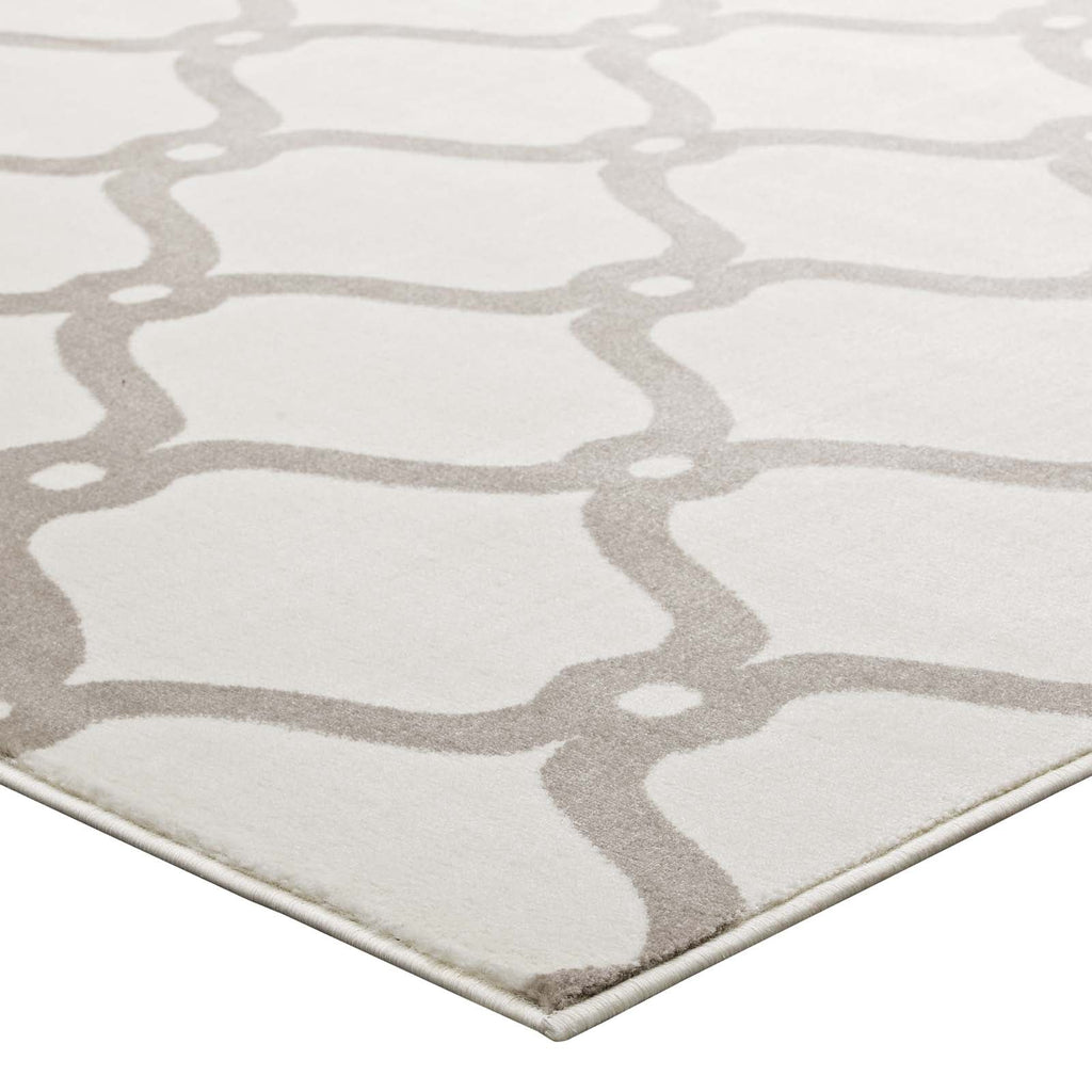 Beltara Chain Link Transitional Trellis 5x8 Area Rug by Modway