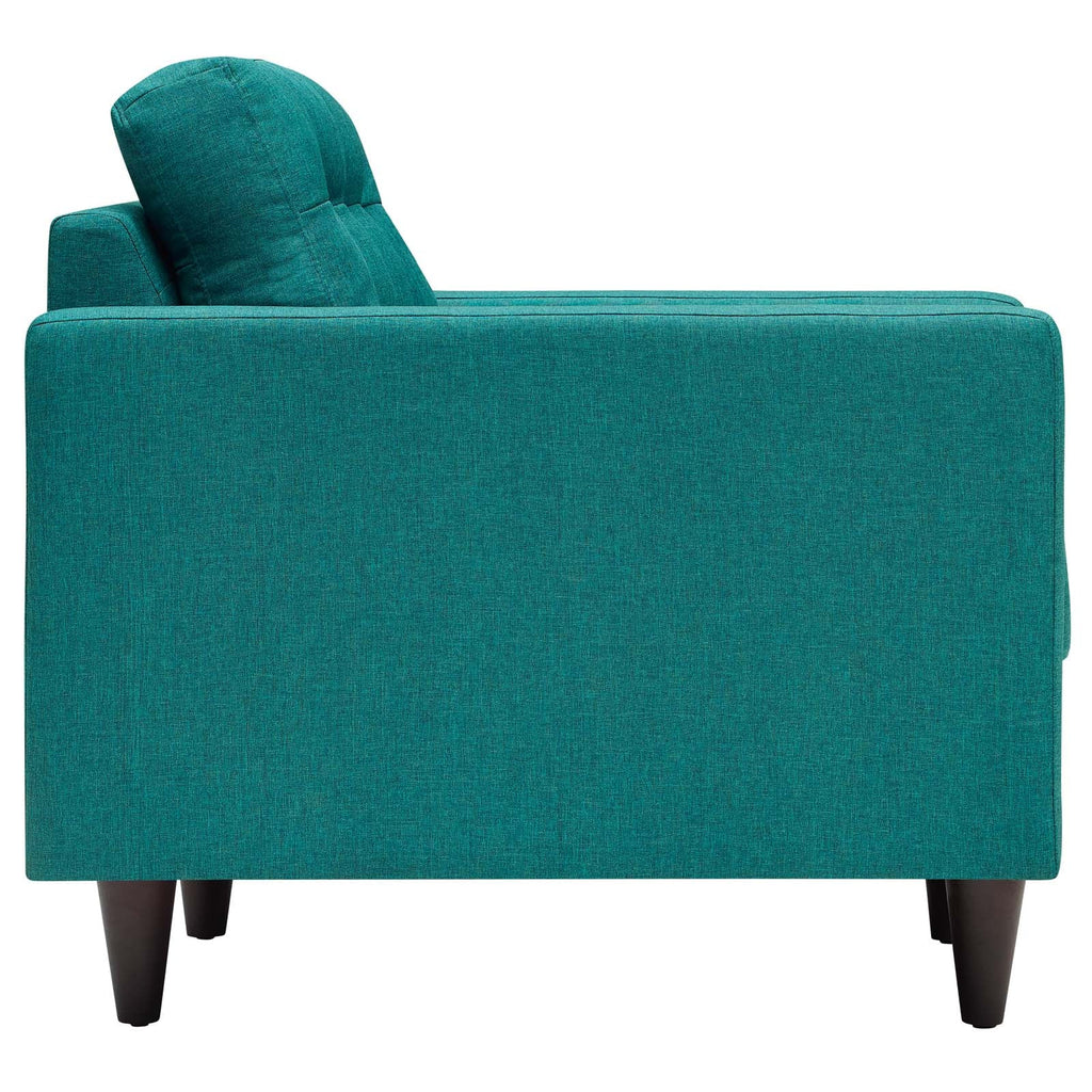 Empress Sofa, Loveseat and Armchair Set of 3 by Modway