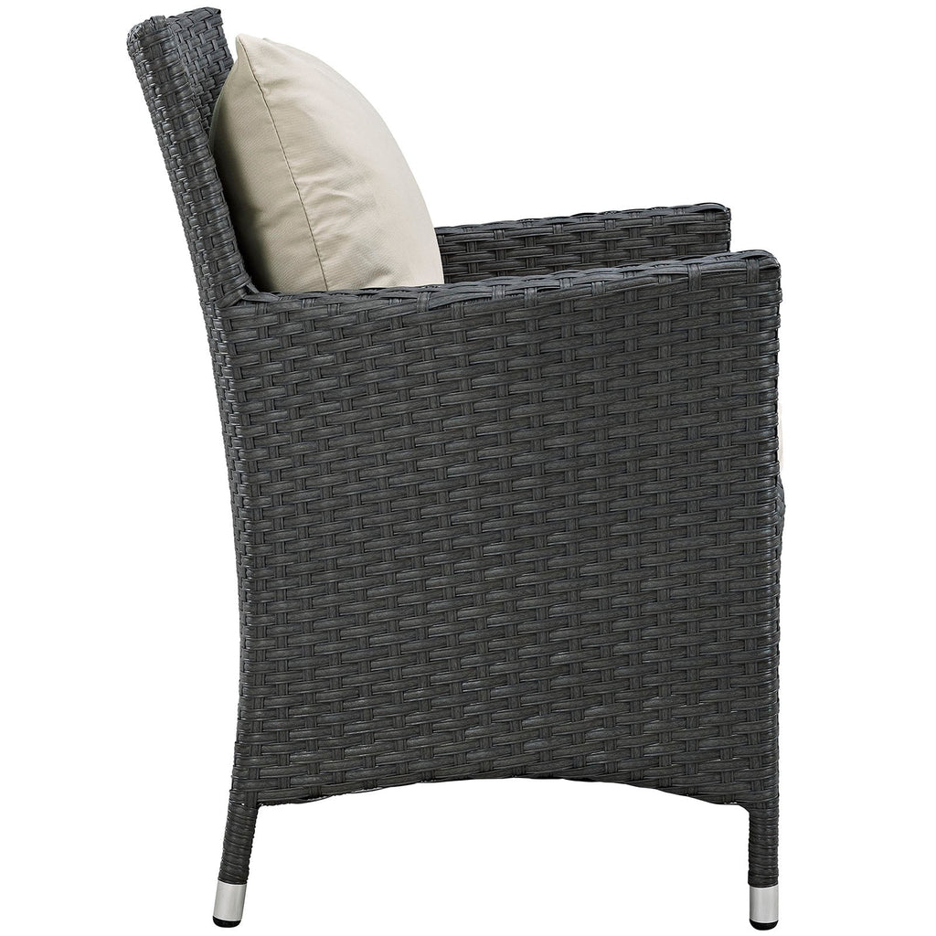 Sojourn 2 Piece Outdoor Patio Sunbrella¨ Dining Set by Modway