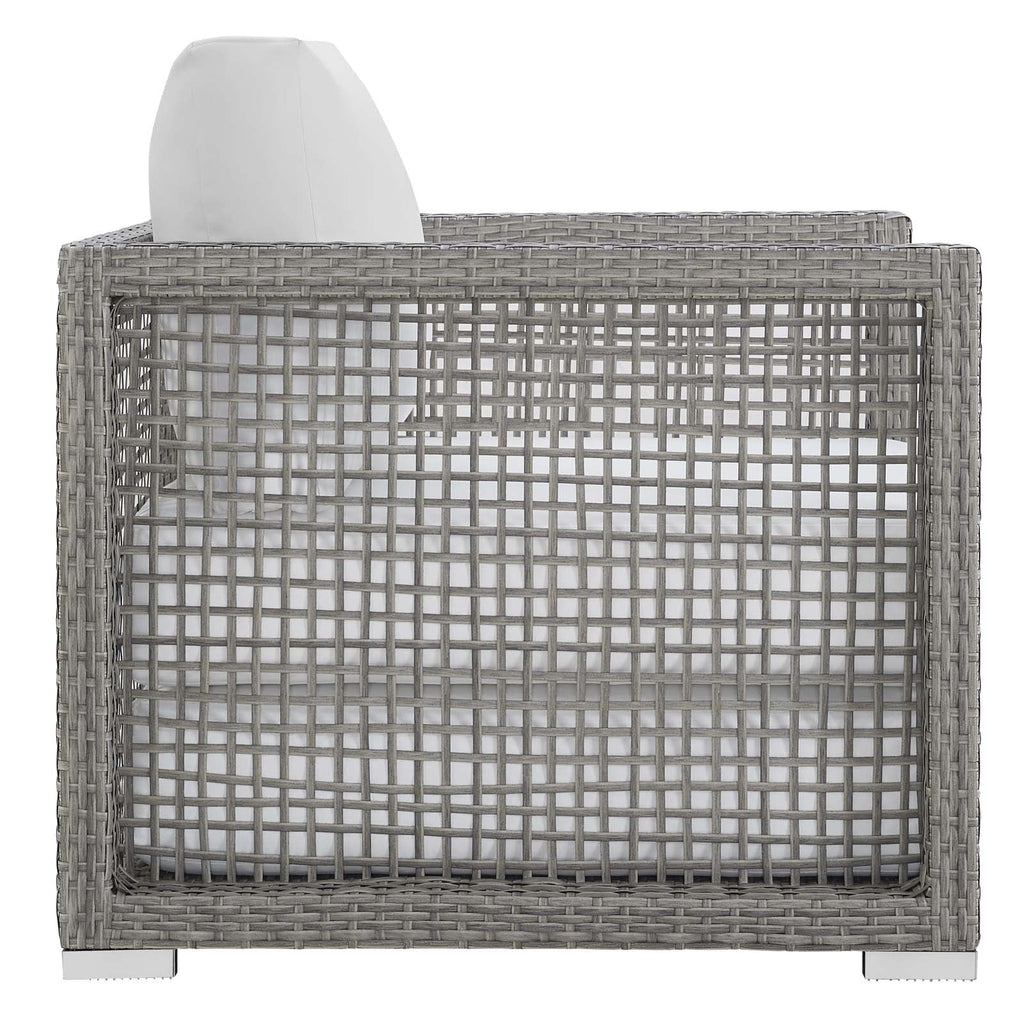 Aura 4 Piece Outdoor Patio Wicker Rattan Set by Modway