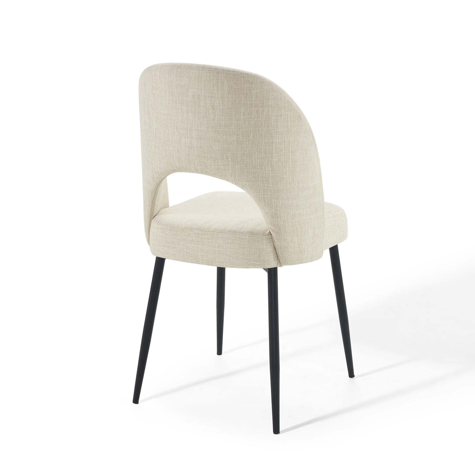 Rouse Upholstered Fabric Dining Side Chair Set of 2 by Modway