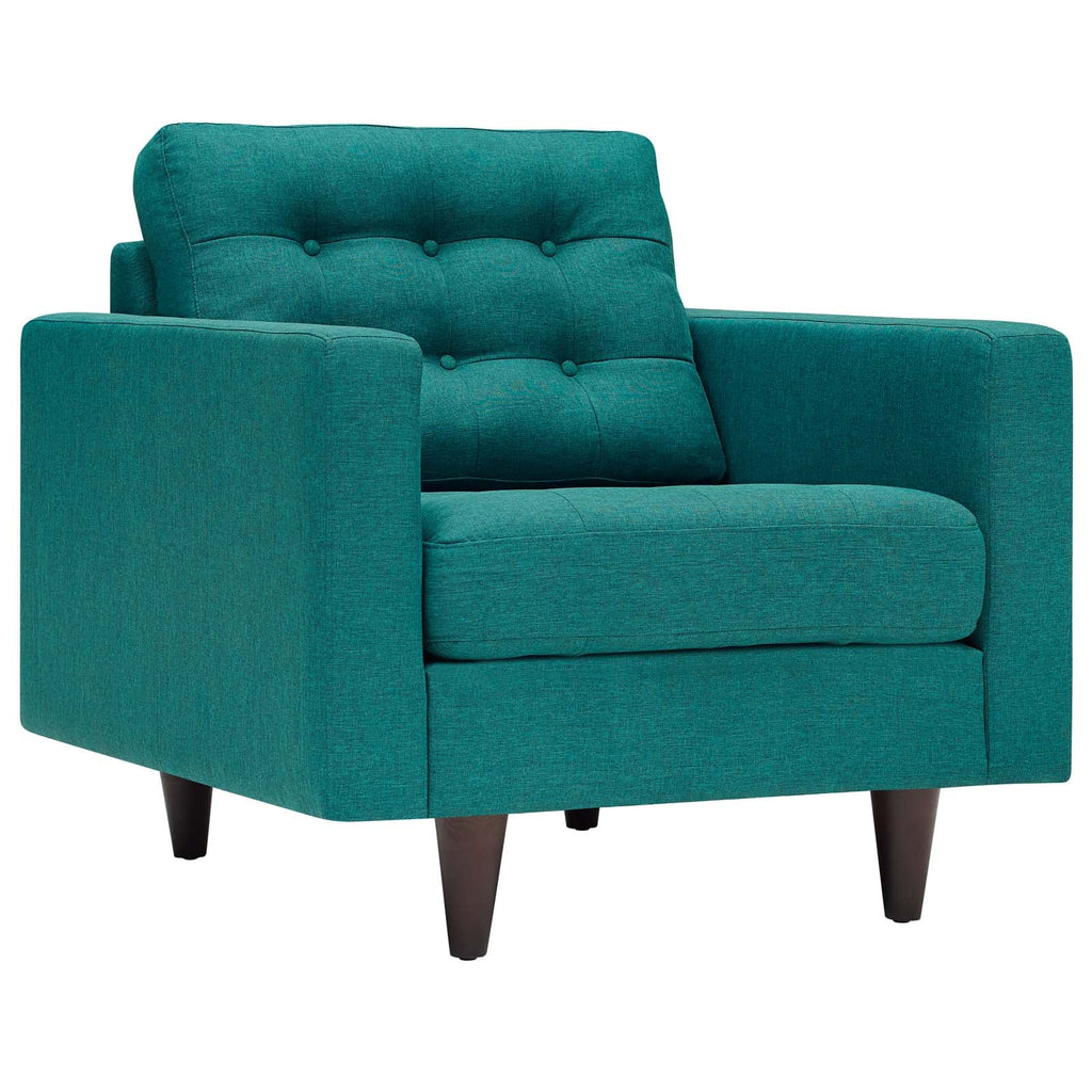 Empress Sofa, Loveseat and Armchair Set of 3 by Modway