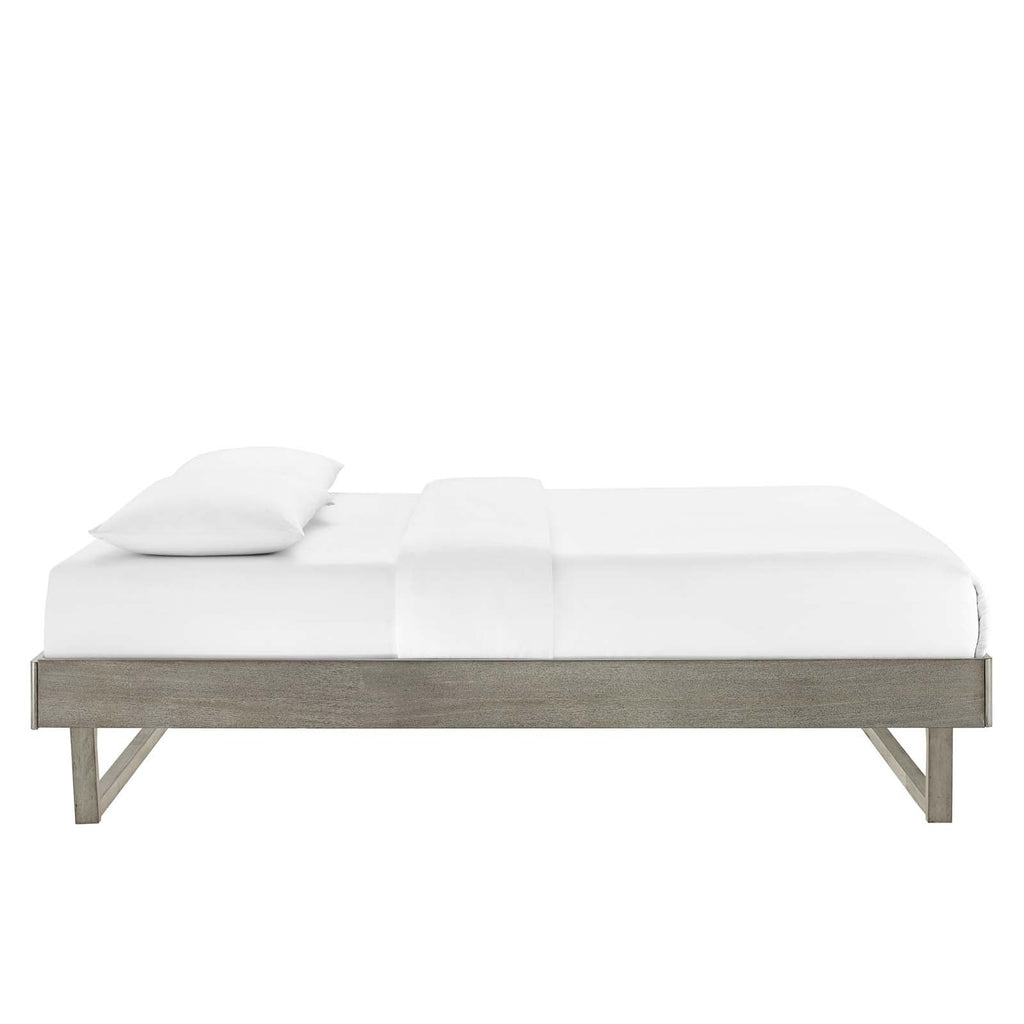 Billie Wood King Platform Bed Frame by Modway