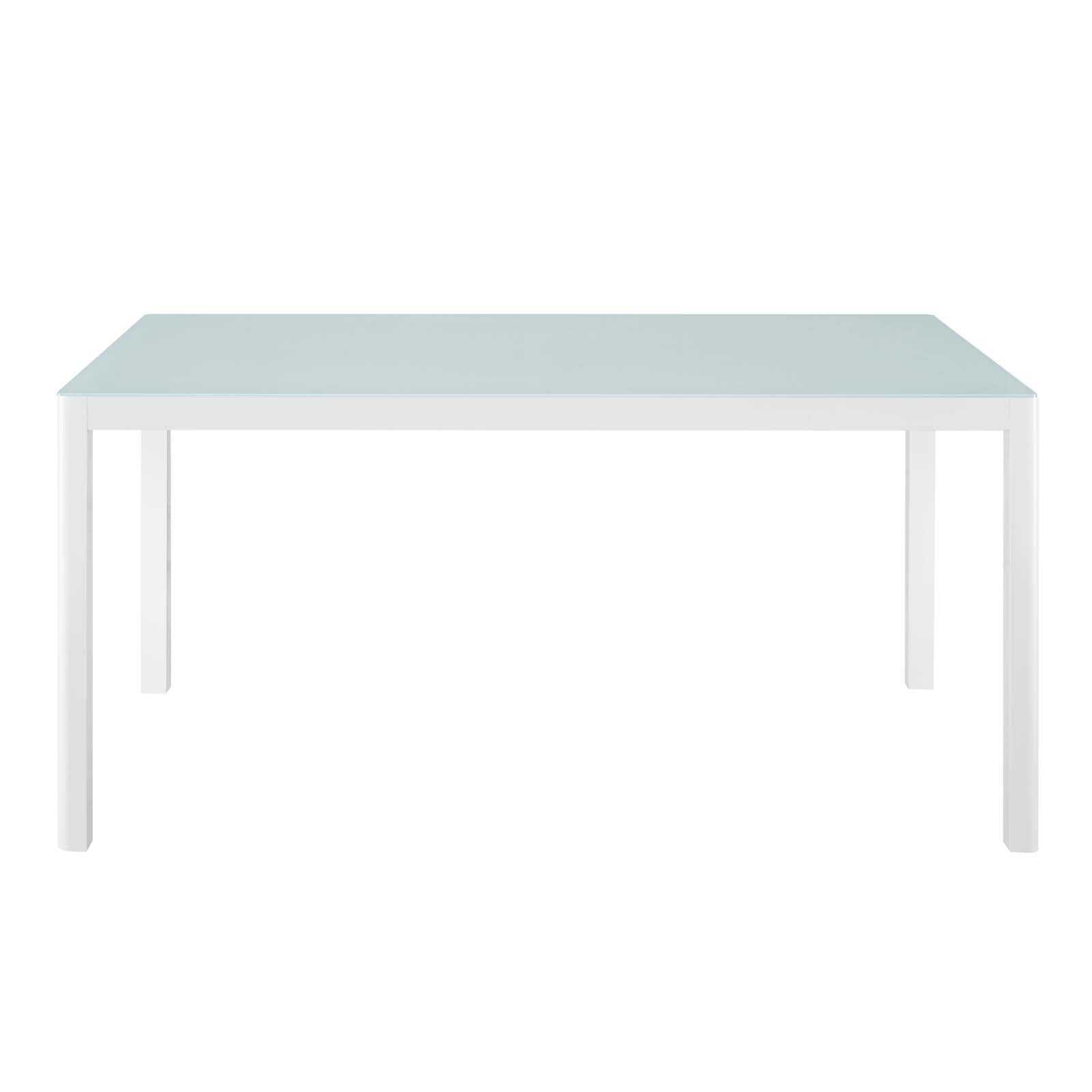Raleigh 59" Outdoor Patio Aluminum Dining Table by Modway