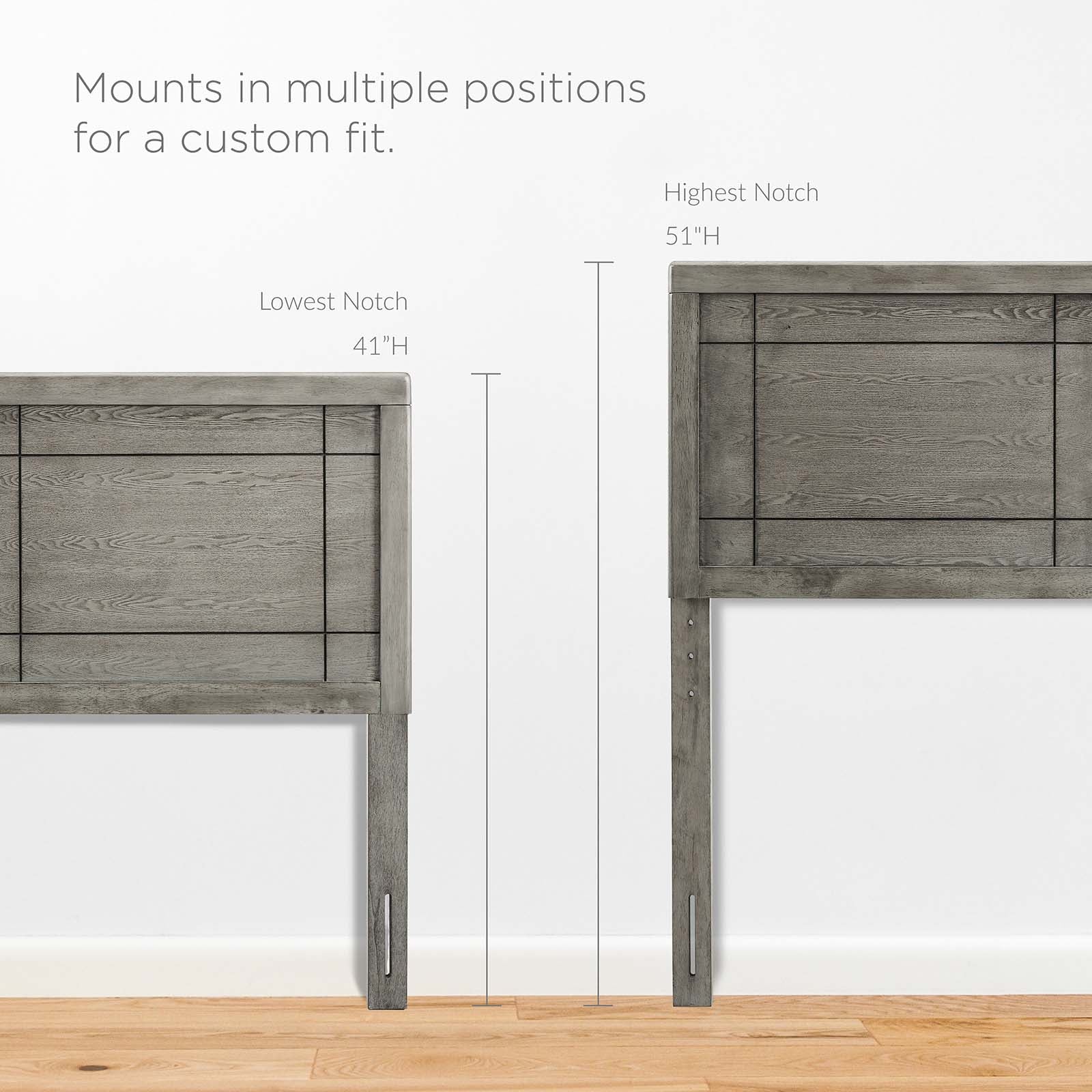 Marlee Wood Twin Platform Bed With Splayed Legs by Modway