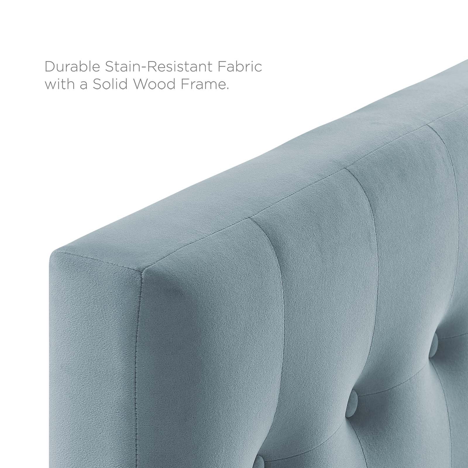 Emily Biscuit Tufted Performance Velvet Twin Headboard by Modway