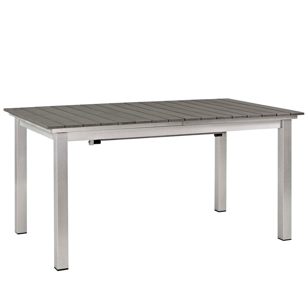 Shore 5 Piece Outdoor Patio Aluminum Dining Set by Modway