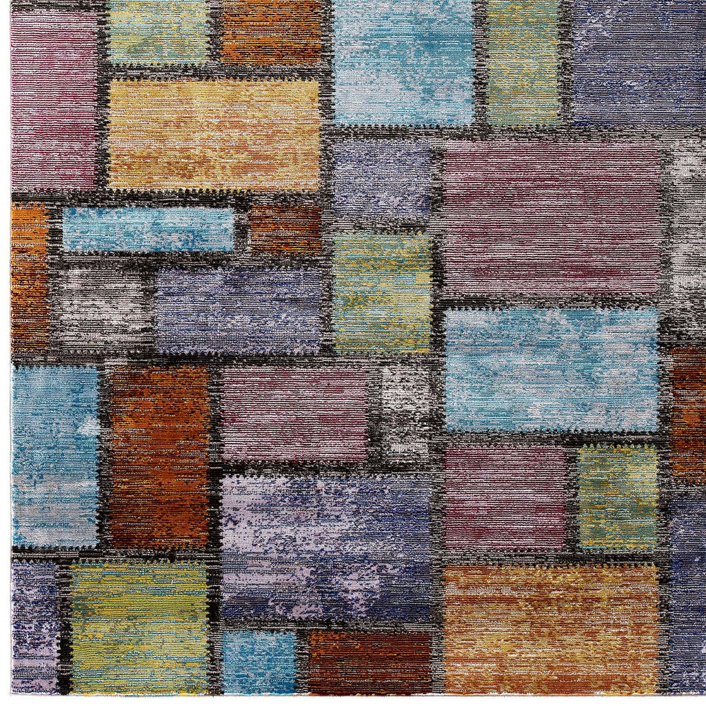Success Nyssa Abstract Geometric Mosaic 8x10 Area Rug by Modway