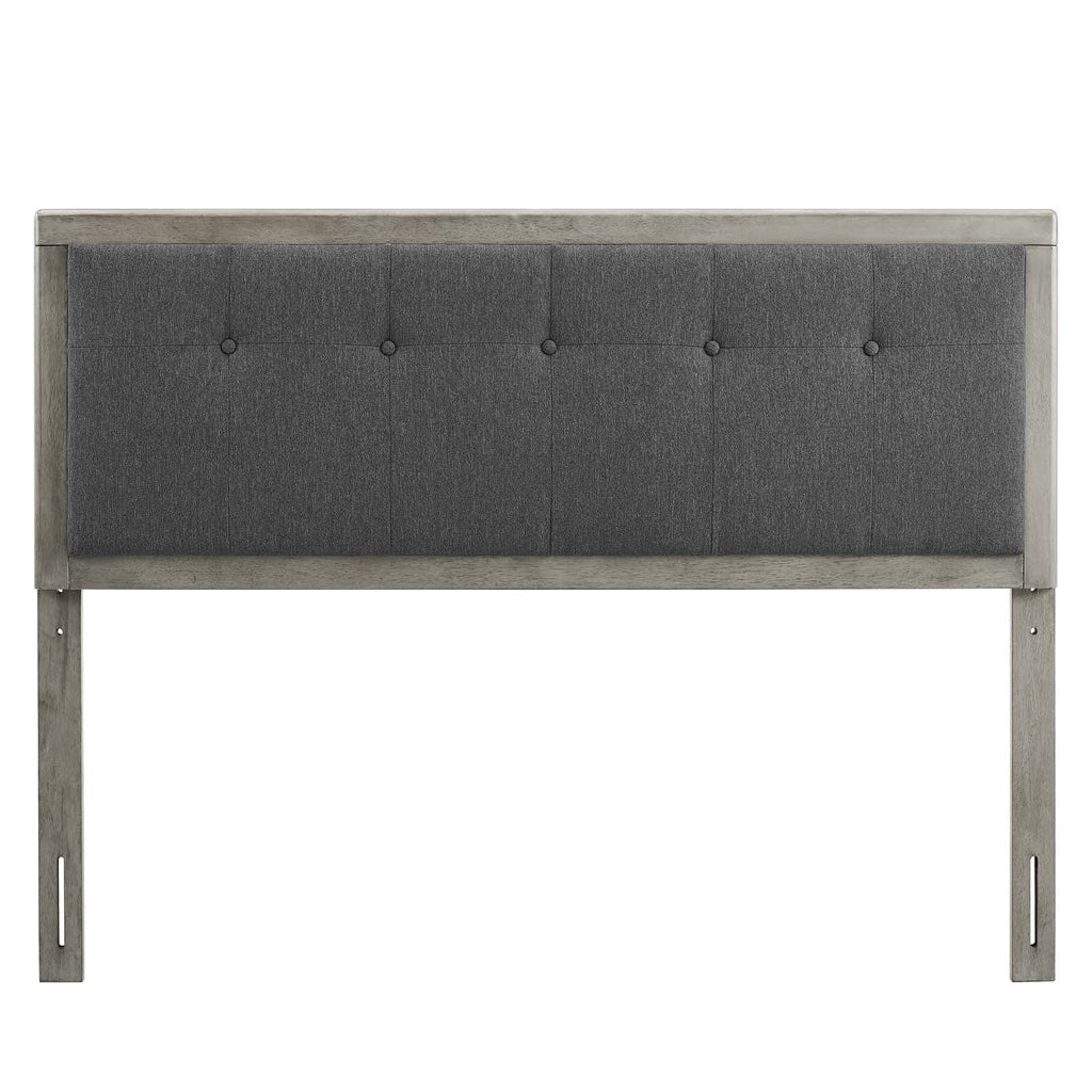 Draper Tufted Fabric and Wood King Headboard by Modway