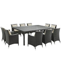 Sojourn 11 Piece Outdoor Patio Sunbrella¨ Dining Set by Modway