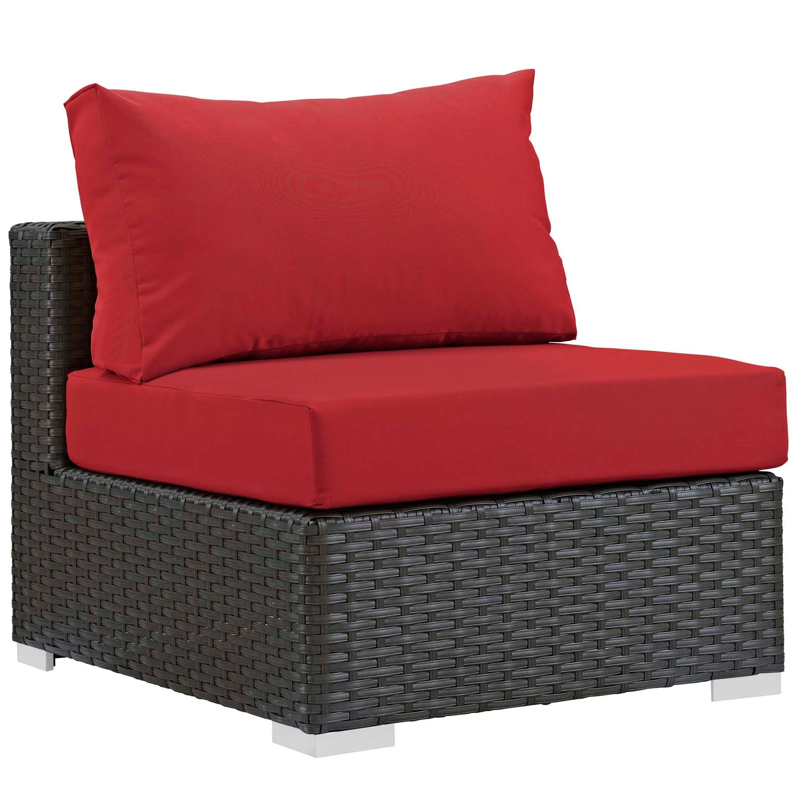 Sojourn 10 Piece Outdoor Patio Sunbrella¨ Sectional Set by Modway