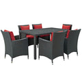 Sojourn 7 Piece Outdoor Patio Sunbrella¨ Dining Set by Modway