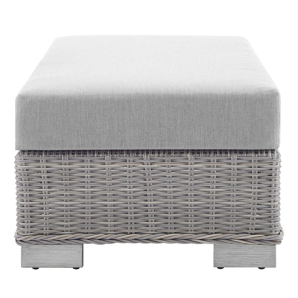 Conway Sunbrella¨ Outdoor Patio Wicker Rattan Ottoman by Modway