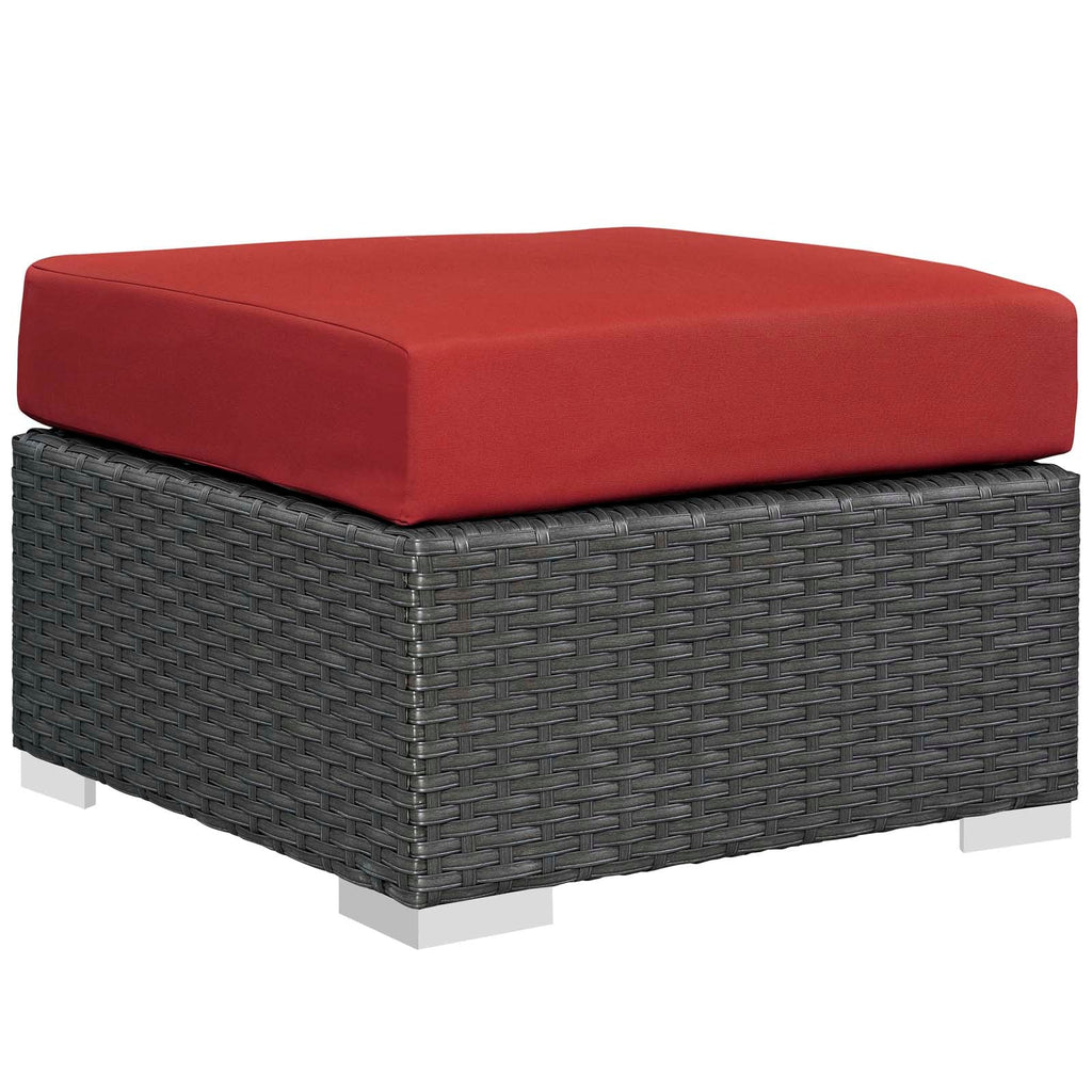 Sojourn Outdoor Patio Sunbrella¨ Ottoman by Modway