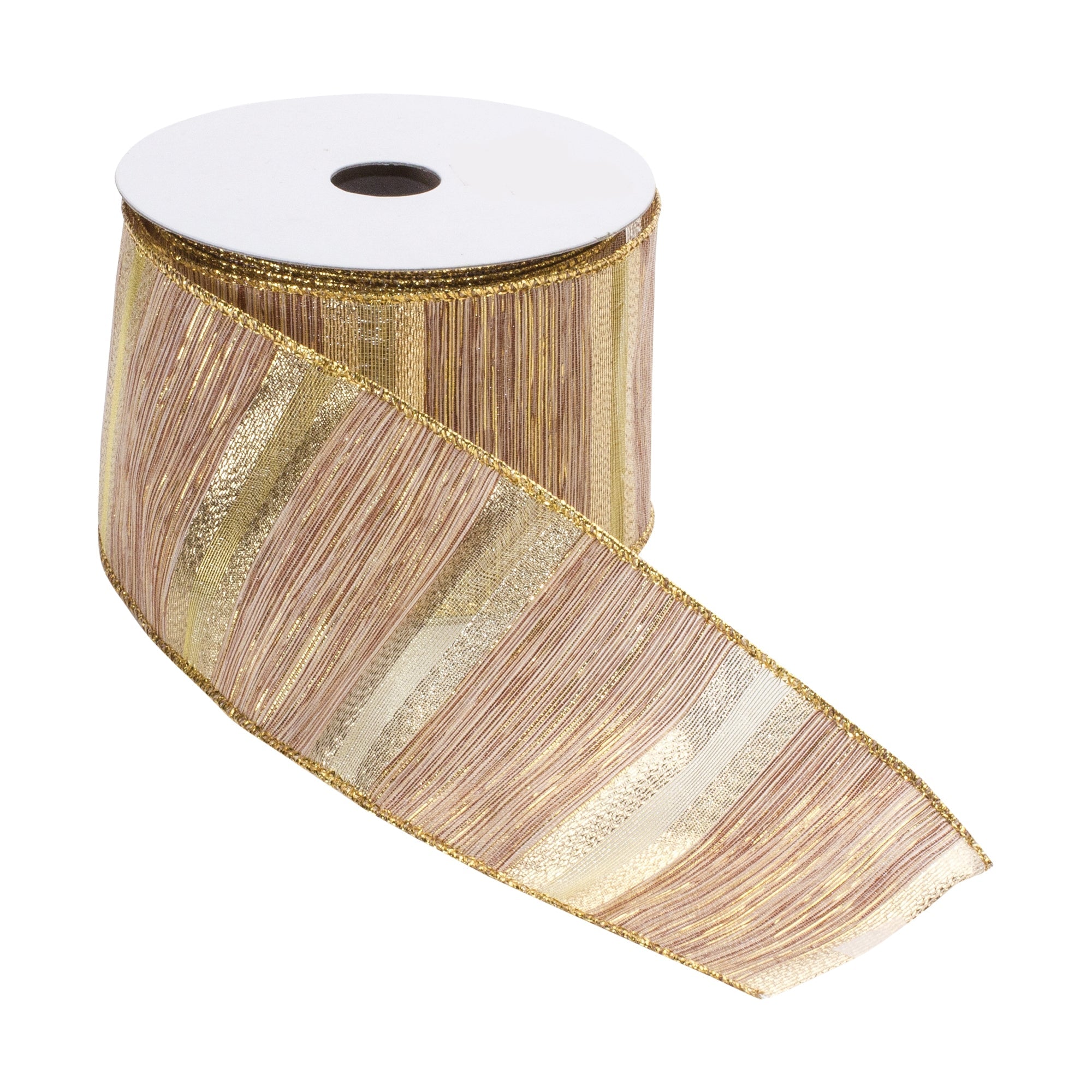 Wired Polyester Ribbon 2.5" x 10 yds. (Set of 3)