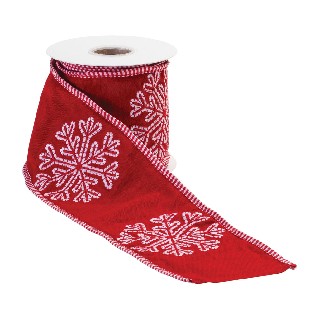 Wired Cotton Ribbon 4" x 5 yds.