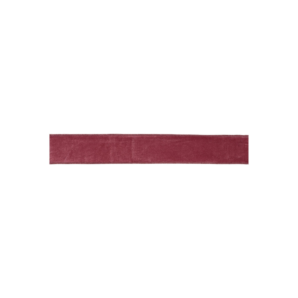 Mauve Red Wired Ribbon 2.5" x 10 Yds.