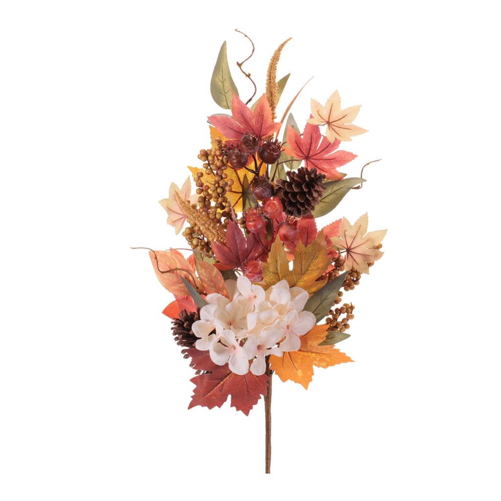 Harvest Mixed Hydrangea Spray (Set of 2)