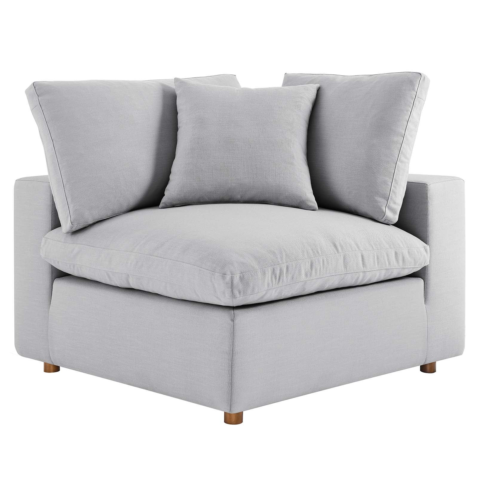 Commix 5-Piece Down Filled Overstuffed Armless Sectional Sofa by Modway