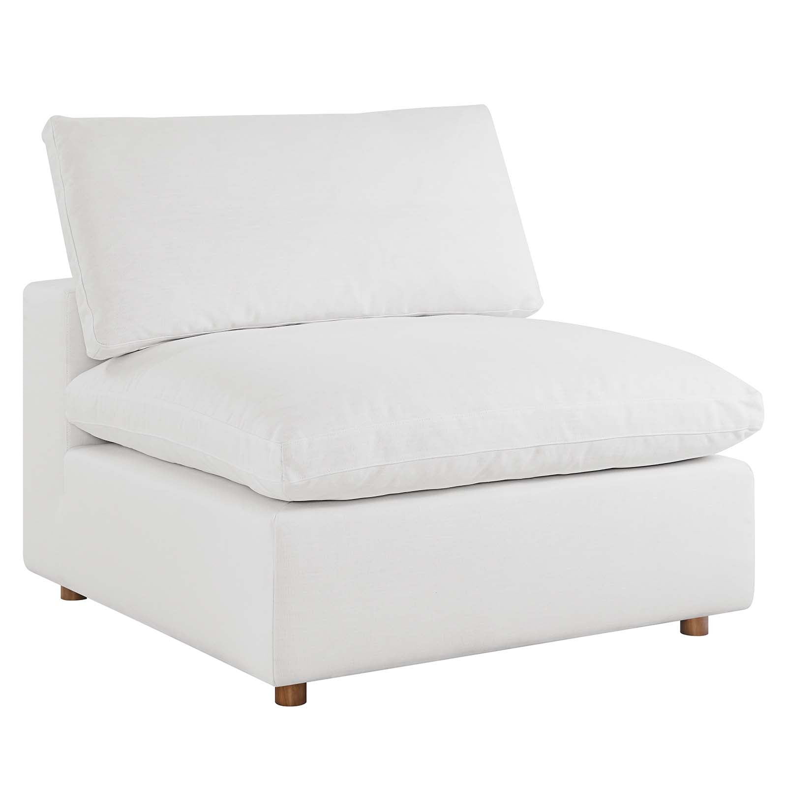 Commix 5-Piece Down Filled Overstuffed Armless Sectional Sofa by Modway