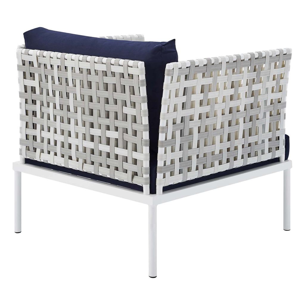 Harmony Sunbrella¨ Basket Weave Outdoor Patio Aluminum Armchair by Modway