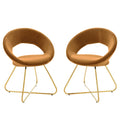 Nouvelle Performance Velvet Dining Chair Set of 2 by Modway