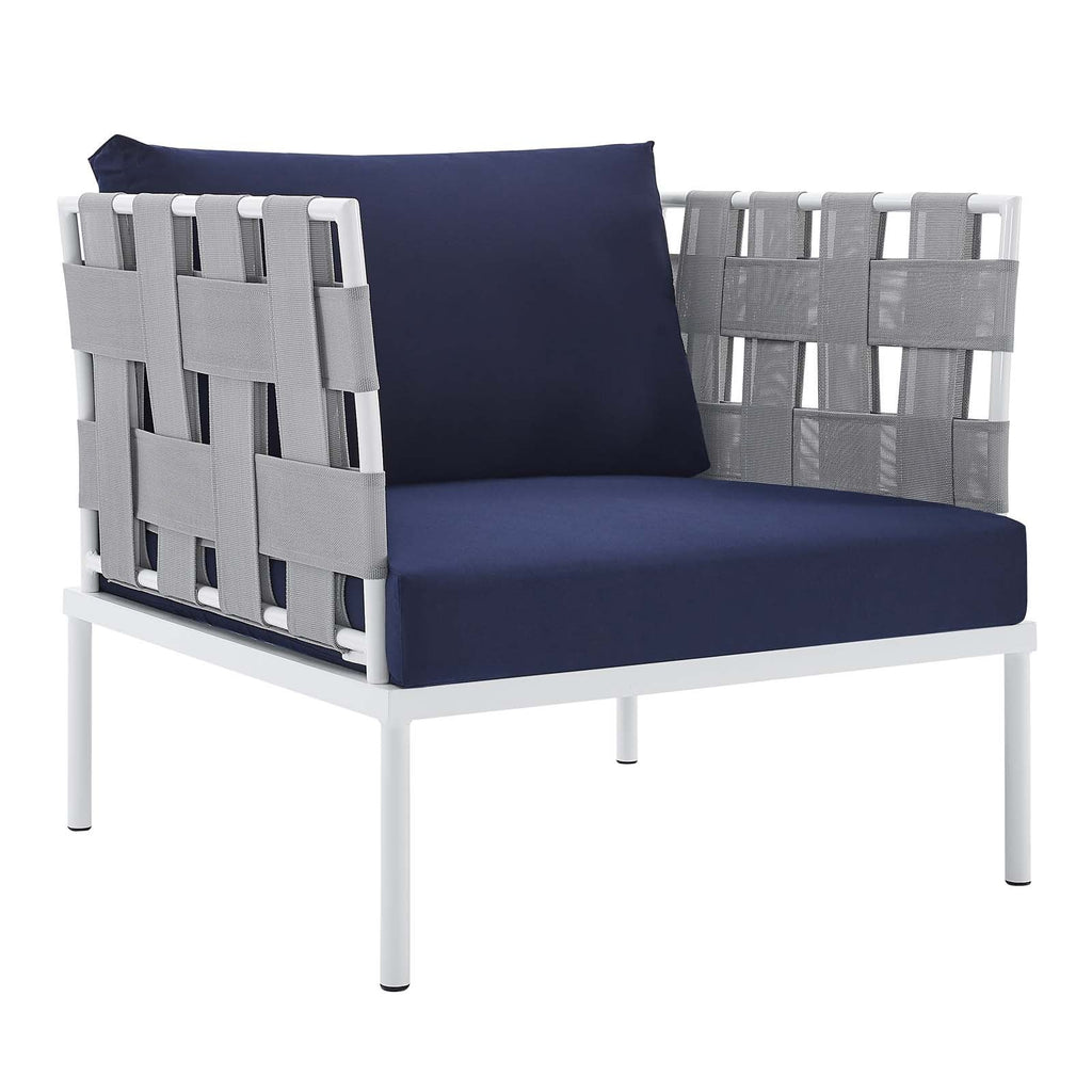 Harmony 3-Piece Sunbrella¨ Outdoor Patio Aluminum Seating Set by Modway