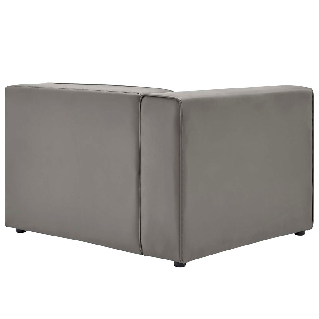 Mingle 4-Piece Vegan Leather Sectional Sofa by Modway